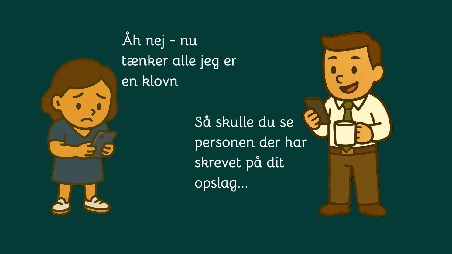 Den største klovn kommer fra ham der har lavet den negative kommentar